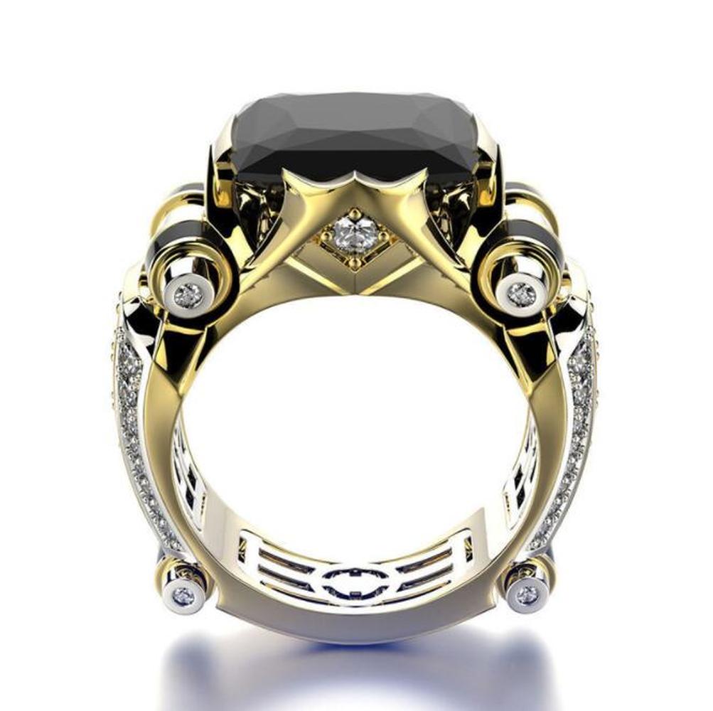 Nhẫn Titan Đính Đá Pha Lê Thời Trang Dành Cho Nam Và Nữ