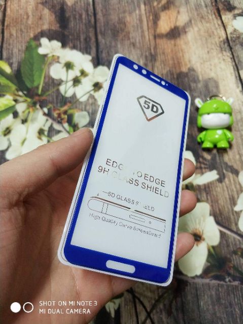 Huawei Honor 9 Lite _ Cường lực 5D Honor 9 Lite Full màn full keo không chấm liti ( tặng keo chống hở mép )
