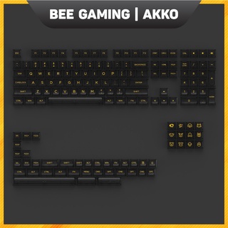 Bộ keycap AKKO Clear PC (Black / White / Tiffany Blue / Clear / Pink) | ASA-Clear Profile | 155 nút