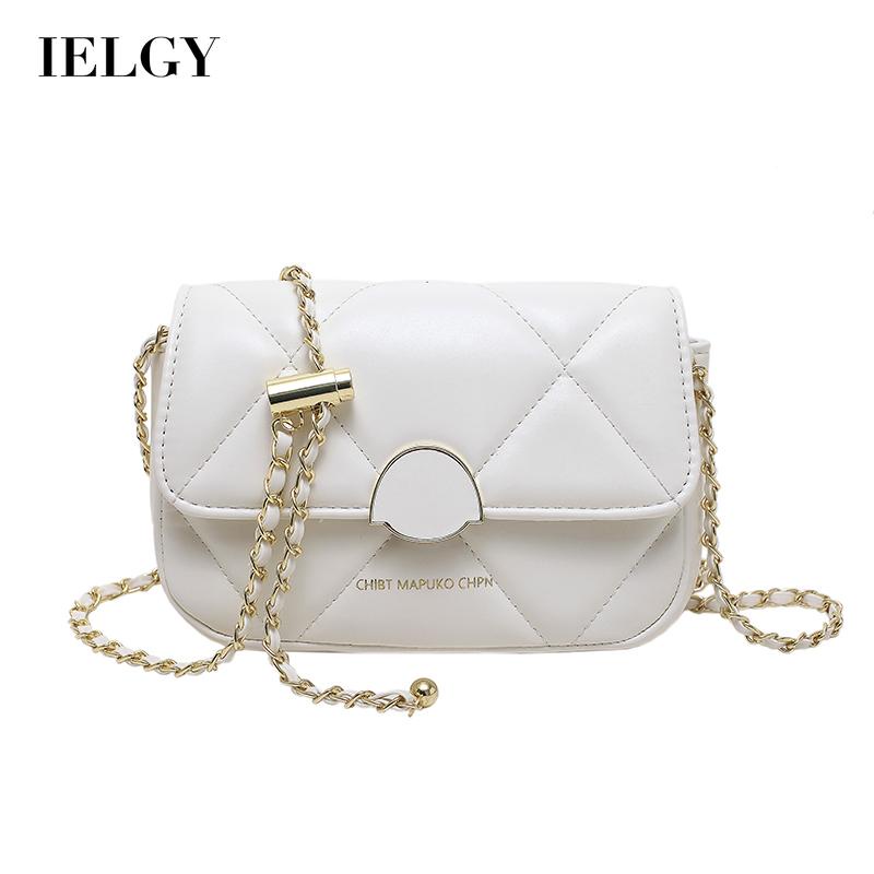 Túi đeo vai IELGY họa tiết hình thoi cao cấp thời trang cho nữ