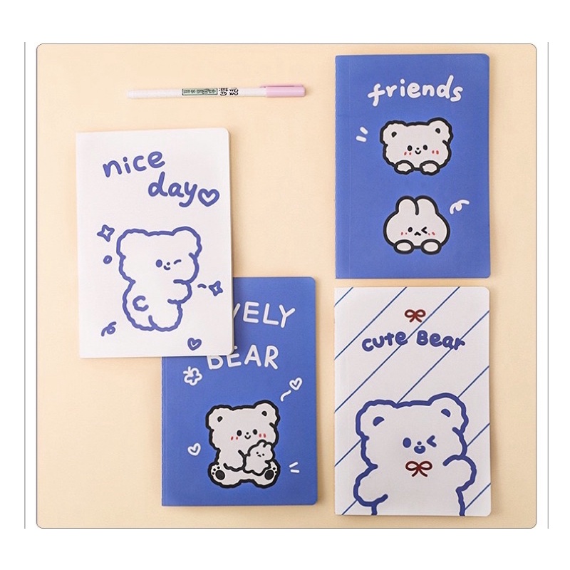 Vở học sinh, sinh viên cầm tay, nhật ký khổ A5 hoạt hình