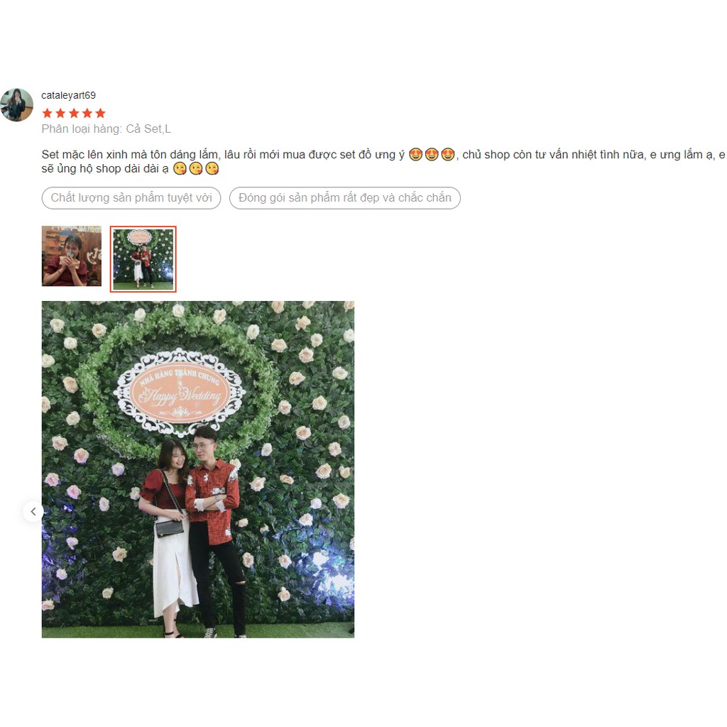 Set áo tay bồng cổ vuông dáng lửng màu đỏ mix chân váy / đầm trắng xẻ tà dáng dài xinh xắn V00128 | BigBuy360 - bigbuy360.vn