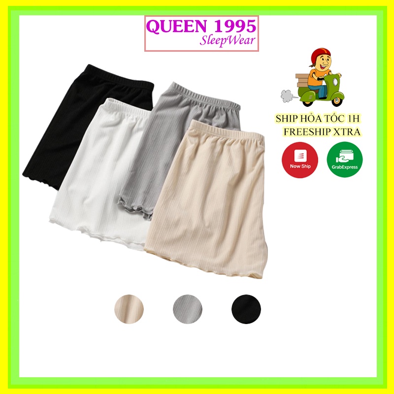 Quần Đùi Nữ Vải thun Lạnh QUEEN 1995 Siêu Độn Mông Siêu Gợi Cảm TC.Q06