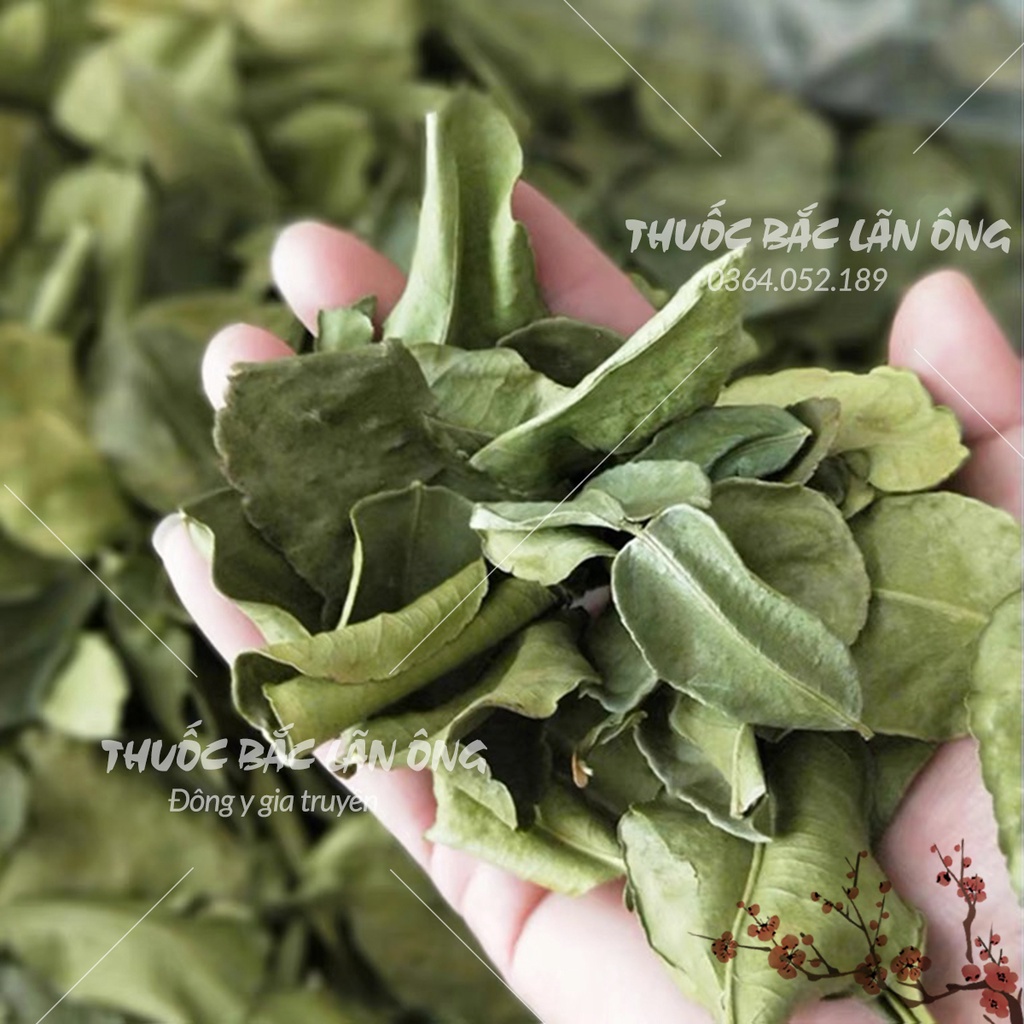 Lá chanh sấy khô 500g (Làm khô gà, gia vị món ăn, nấu nước xông giải cảm)