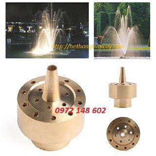 Đầu phun nước hình BÔNG HOA  27mm vòi phun nước nghệ thuật cho đài phun nước trang trí bể tiểu hồ cá thác nước cảnh quan