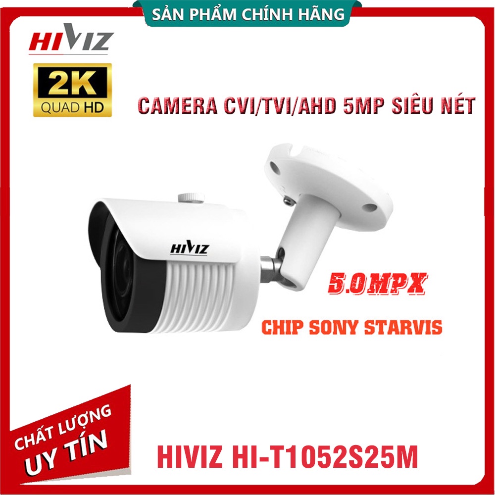 ⚡️Chính Hãng⚡️Camera Hiviz 5.0mp HI-T1052S25M CVI/TVI/CVBS, Chip sony Starvis - Hàng chính hãng | WebRaoVat - webraovat.net.vn