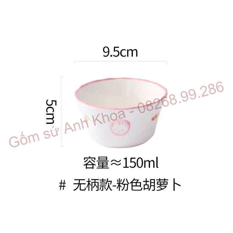 Bát cơm, ăn chè họa tiết mẫu mới nhất dáng vuông cực xinh yêu