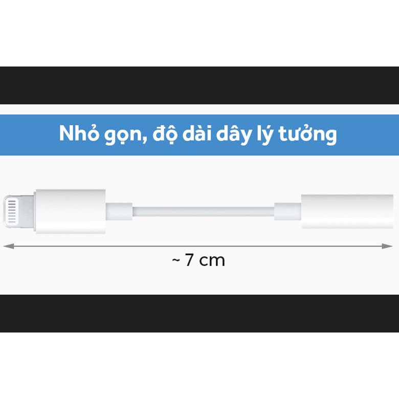 Jack Chuyển Tai Nghe - BẢO HÀNH 12 THÁNG - Cổng Chuyển Đổi Lightning Sang 3.5mm Cho iPhone 7/8/X/Xr/XsMax/11/12ProMax