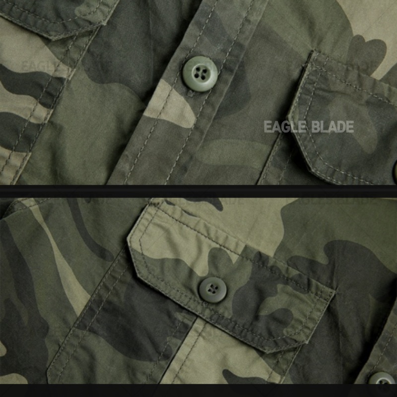 Áo cargo túi hộp EAGLADE 29503 In Camo thời trang cho nam