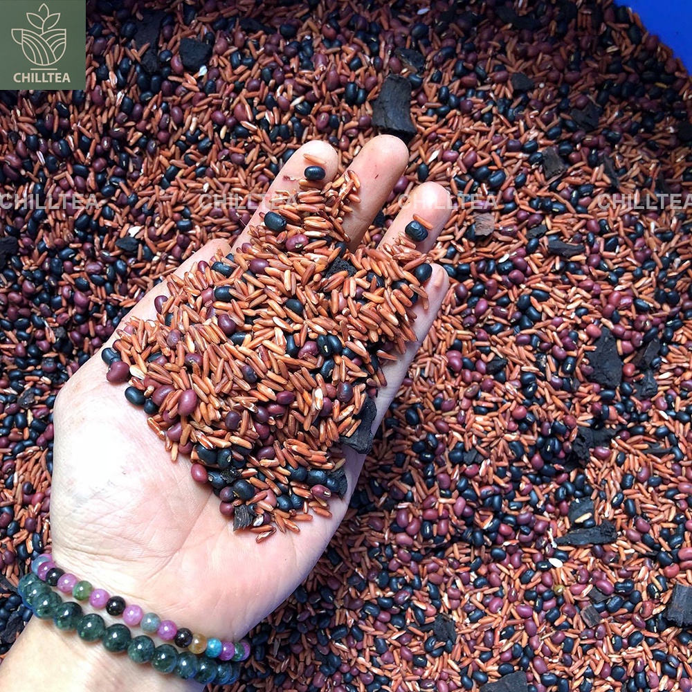 Set 20 Gói Trà Gạo Lứt Đậu Đen Rang Tay Chilltea, Trà Hoa Ngũ Cốc Giảm Cân Đẹp Da, Mát Gan, An Thần Ngủ Ngon