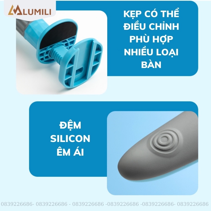 Dụng cụ chống cận thị , giá đỡ chống gù lưng chữ B cho học sinh nâng hạ độ cao,  lumili phối màu mới
