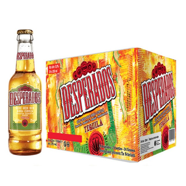 Desperados thùng 24 chai, 330 ml- 5.9%