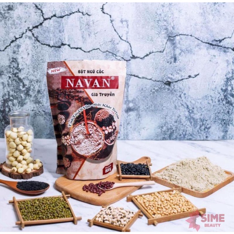 Ngũ cốc 𝑭𝒓𝒆𝒆𝒔𝒉𝒊𝒑 Bột ngũ cốc Navan gia truyền 7 vị - Lợi sữa giảm cân