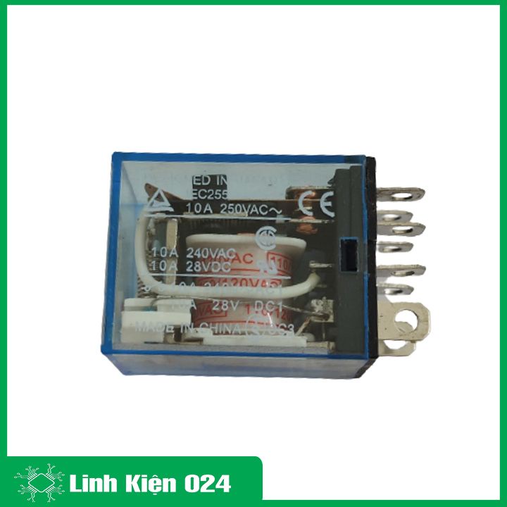 Relay trung gian Omron 110V 10A 8 chân (8P)