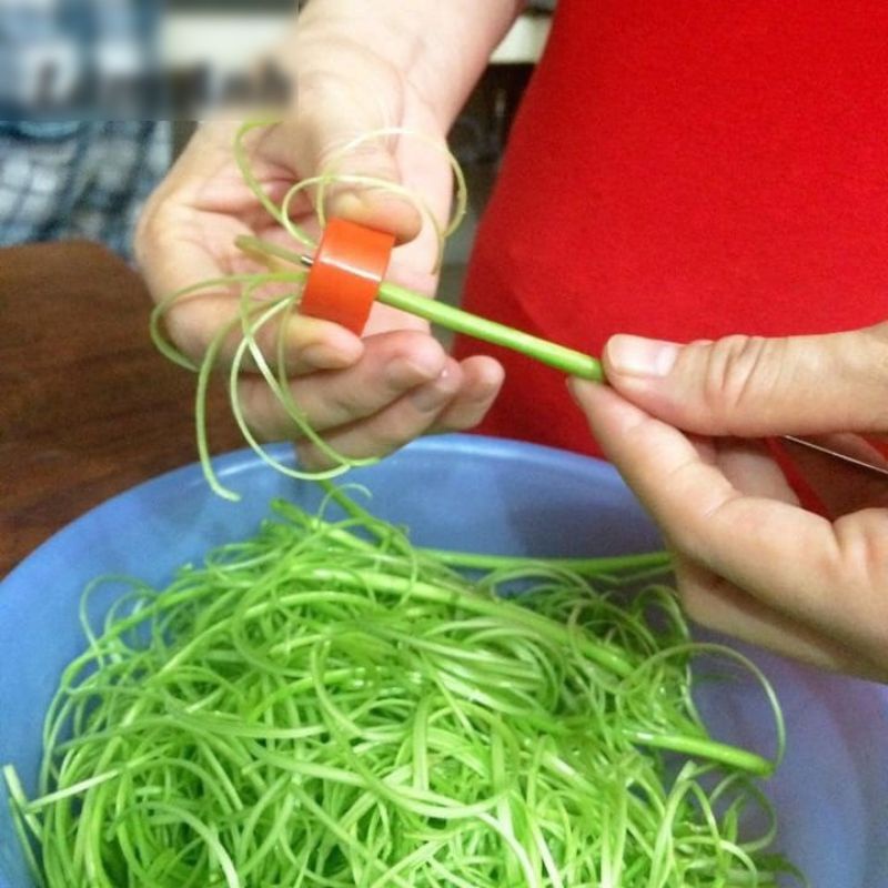 Dụng cụ chẻ rau muống siêu nhanh làm gỏi, nộm- chẻ Hành