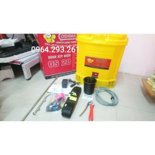 Bình xịt điện oshima os20, bình phun thuốc oshima os20