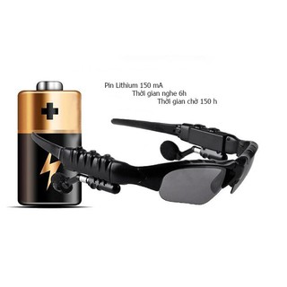 Mắt kính Bluetooth Sport Grown Tech V4.1 AT120 (Đen) Thiết kế đẳng cấp tích hợp tính năng nghe nhạc