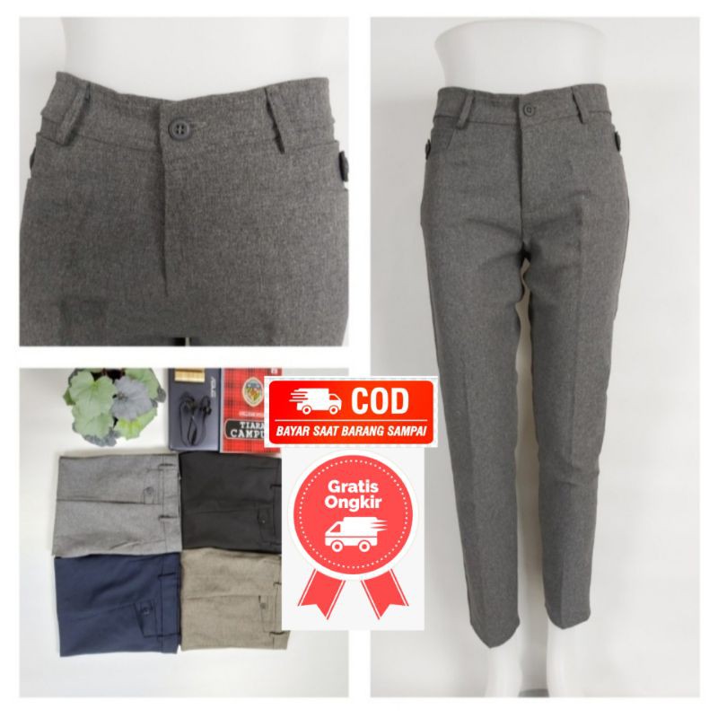 Quần Dài Phối Khóa Kéo Thời Trang Công Sở Cho Nữ | BigBuy360 - bigbuy360.vn