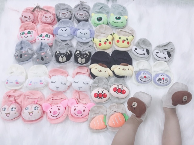 Tất hình thú 3d cho bé dễ thương