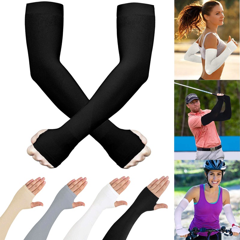 1 Đôi Găng Tay Làm Mát Chống Tia UV Cho Hoạt Động Ngoài Trời