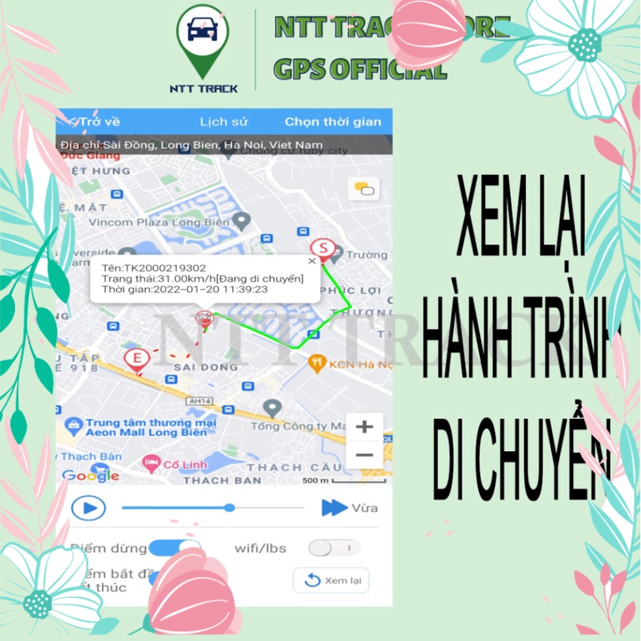 NGON BỔ RẺ Thiết bị định vị thống kê giám sát xe máy xe con không dây pin 1500 mAh NTT202C - NTT Track NGON BỔ RẺ