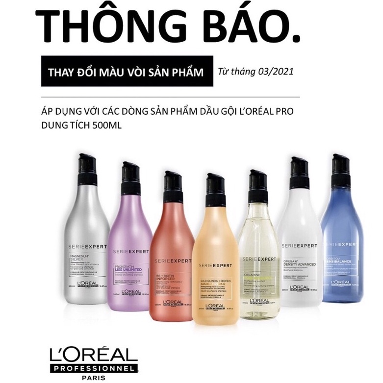 [+Tặng mũ trùm][Loreal] Dầu gội xả hấp dưỡng L'oreal Absolut Repair Golden "vàng" phục hồi tóc hư tổn New 2022