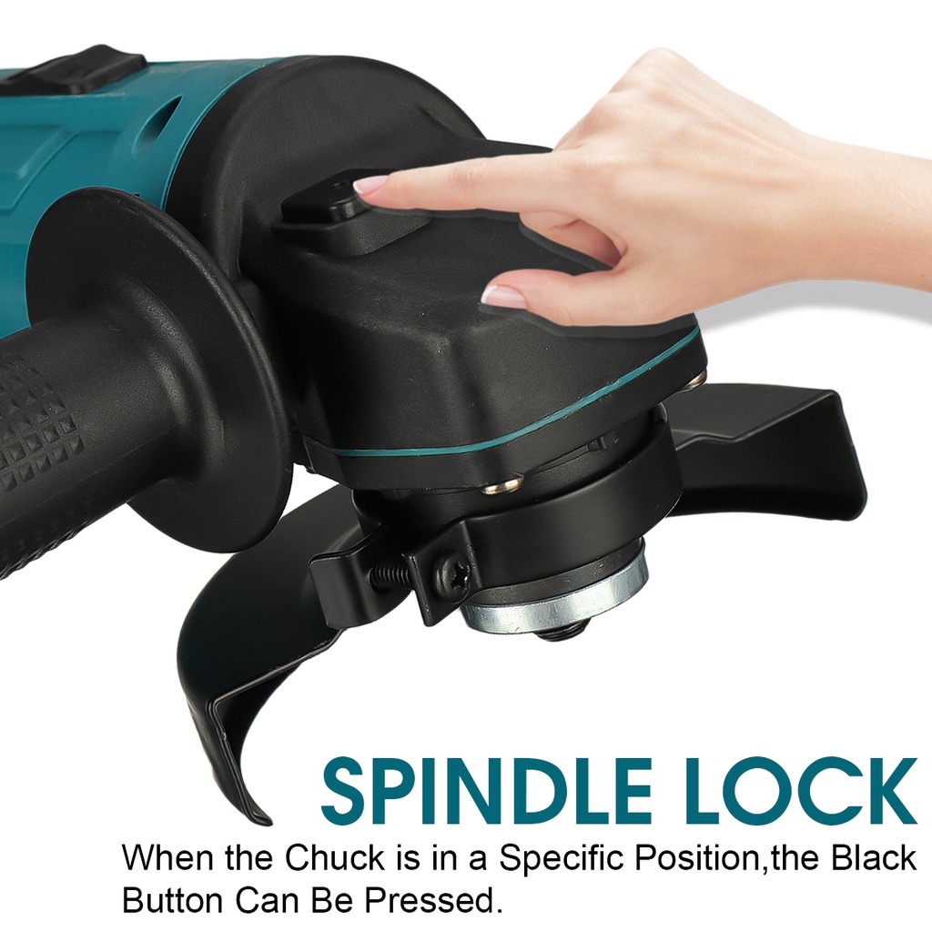 Máy Mài Cắt Không Dây 1500w 100mm 98vf Sử Dụng Pin makita