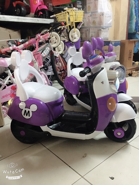 XE MÁY ĐIỆN VESPA M CHO BÉ TỪ 2-6 TUỔI