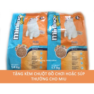 (Có quà tặng) Combo 6 gói Minino Yum thức ăn cho mèo mọi lứa tuổi