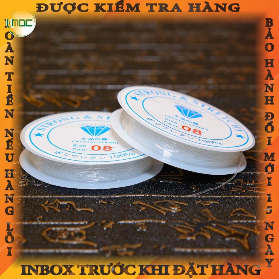 Dây cước xâu chuỗi co dãn để xỏ chuỗi hạt hạt đá phong thủy vòng tay vòng cổ trangiang