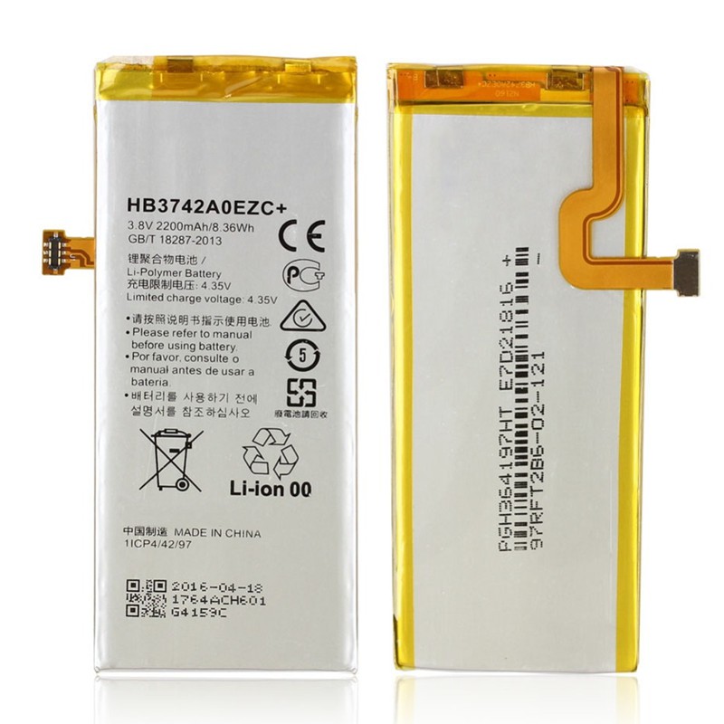 Thay Pin Huawei P8 Lite (HB3742A0EZC+), 2200mAh xịn có bảo hành