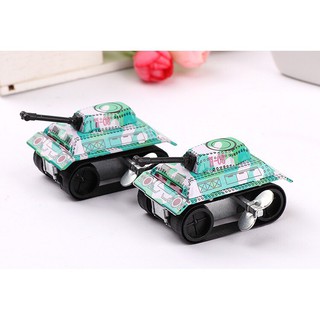 Đồ chơi xe tăng mini vặn cót, chạy trớn độc đáo cho bé