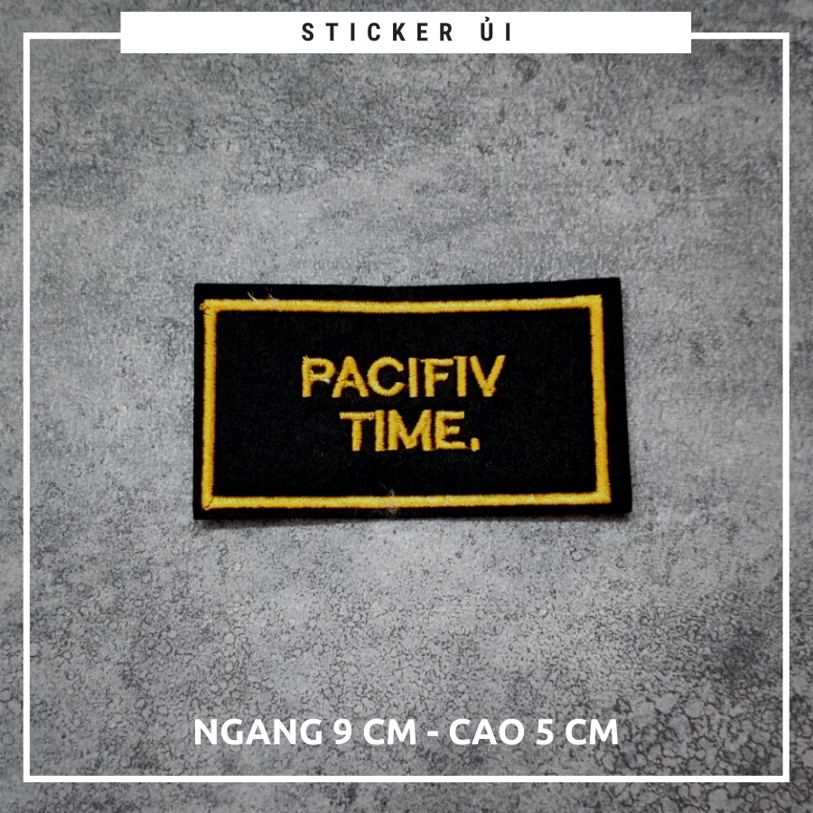 Sticker ủi áo Cao cấp - CÓ SẴN KEO ỦI - sticker vải dùng làm miếng vá áo, phụ kiện trang trí quần áo, balo, giày, nón