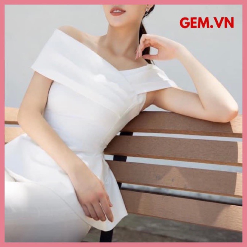 [Bán BUÔN&amp;LẺ] Áo thun trễ vai cách điệu G130 hàng thiết kế chất loại 1 mặc mát không bị nóng, dễ phối chân váy hoặc quần