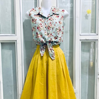 Sét áo và chân váy xoè