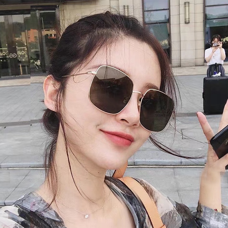 Kính Mát Gọng Vuông Chống Tia UV Thời Trang Dành Cho Nữ