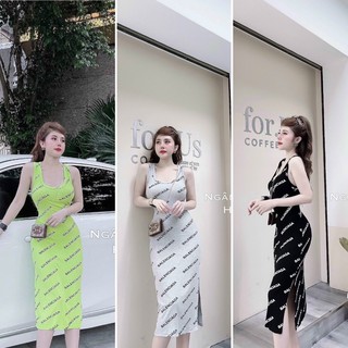 Váy ba lỗ Balen body dáng dài xuất sắc