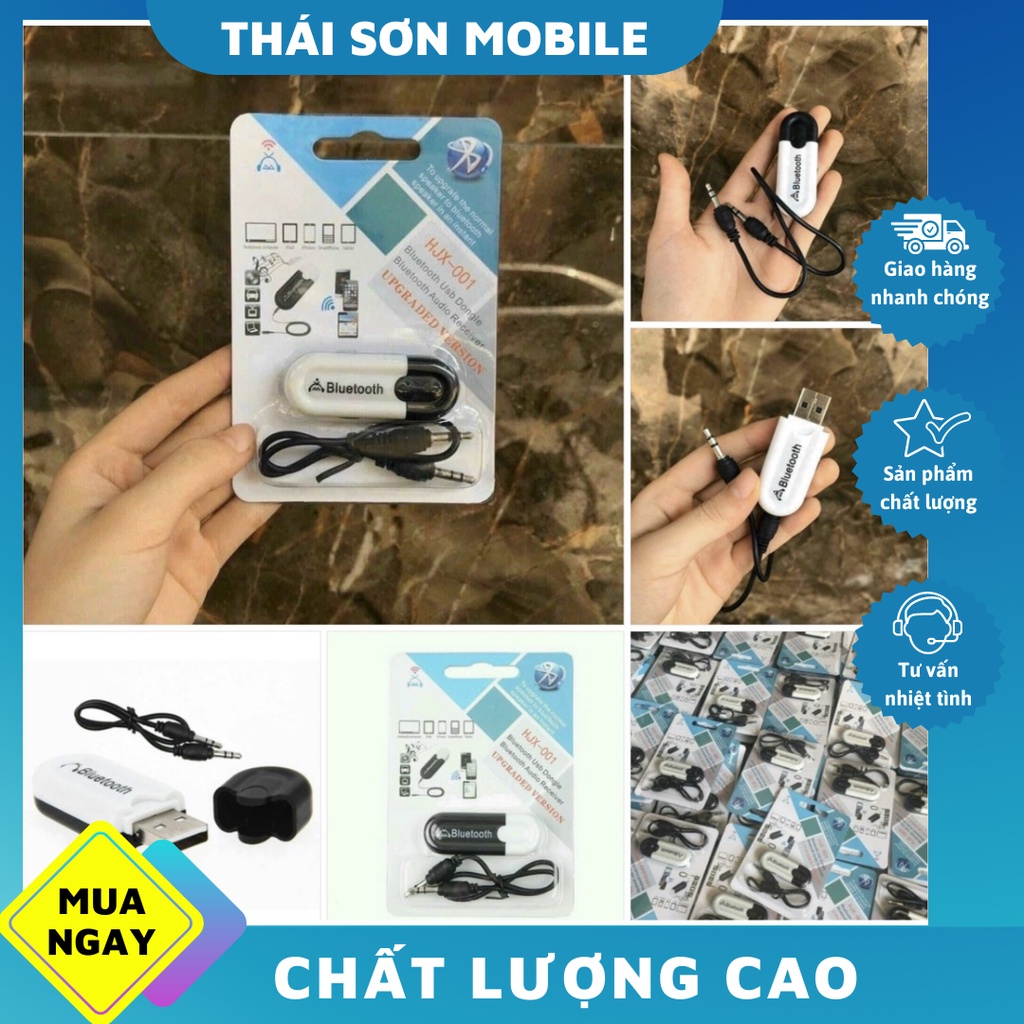 Thiết Bị Kết Nối Âm Thanh USB bluetooh HJX-001 Tạo Bluetooth Cho Loa Thường, Âm Ly