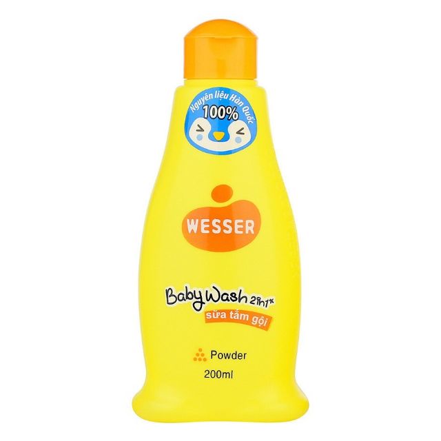 Sữa tắm gội Wesser 2 in 1 200ml