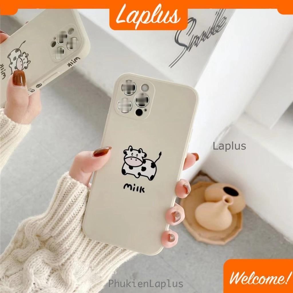 Ốp Lưng Hình Bò Sữa Xinh Xắn Cho Iphone 12/ 12 Pro/ 12 Pro max
