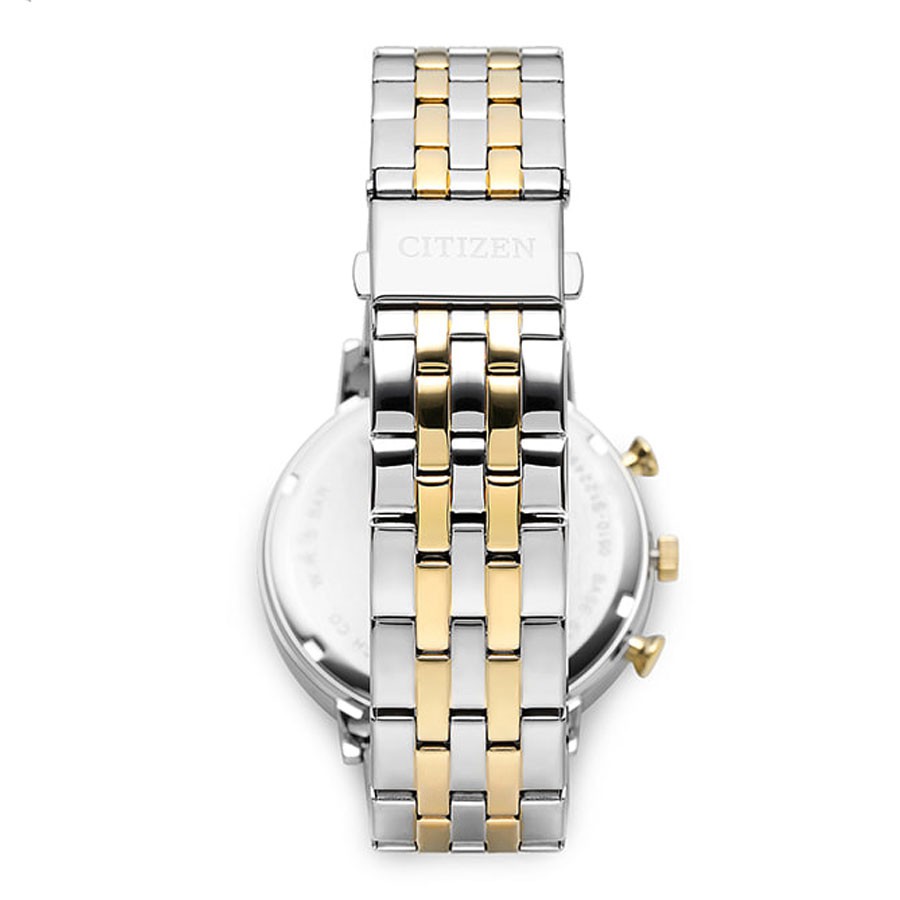 Đồng Hồ Nam Citizen Dây Thép Không Gỉ AN3616-75E - Mặt Đen