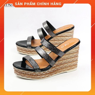 Sandal nữ đế xuồng ❤️ HT.NEO ❤️ da bóng sang chảnh kiểu dáng thời trang kết hợp đế xuồng cao phẳng đi lại cực chắc chân.