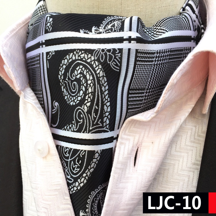 Khăn Choàng Cổ Họa Tiết Hoa Bằng Polyester Phong Cách Anh Quốc Cho Nam