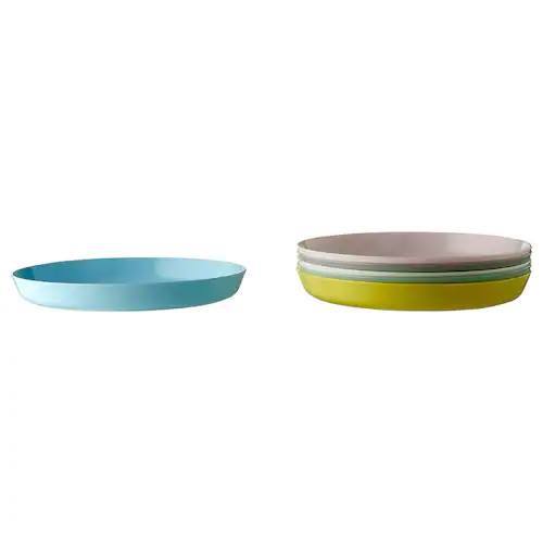 Kalas - bộ đĩa nhựa 6 chiếc tre em IKEA