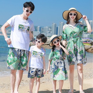 [Mới 2020] Set đồ gia đình đi biển Forever Love