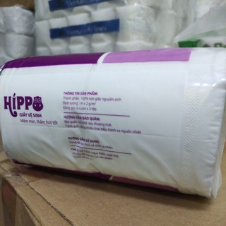 GIẤY VỆ SINH CAO CẤP HIPPO (6 CUỘN 3 LỚP)