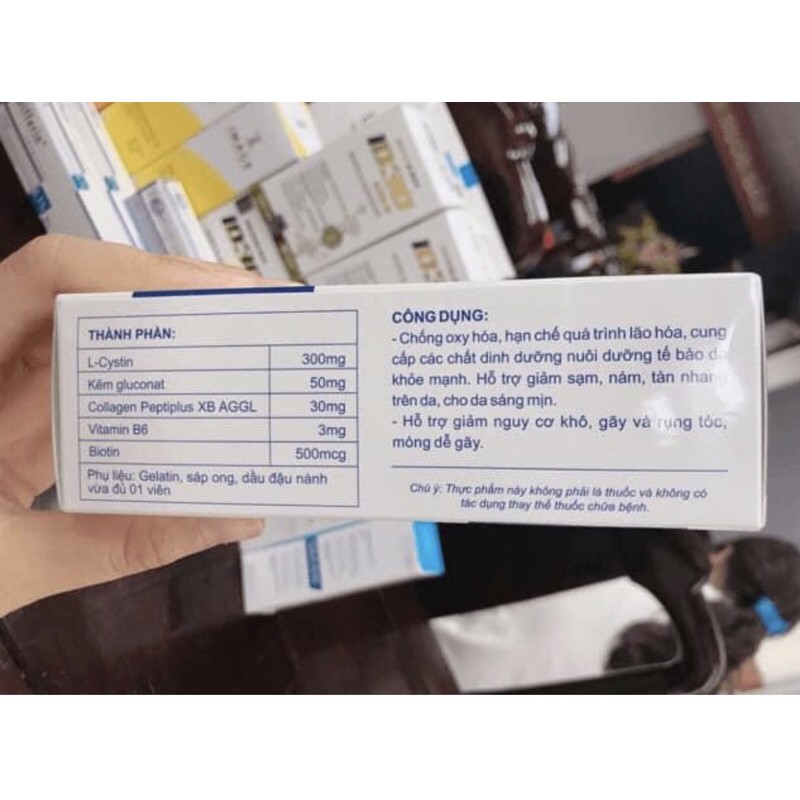 [ Hàng Chính Hãng] Viên uống đẹp da, khoẻ tóc Byocystine | Thế Giới Skin Care