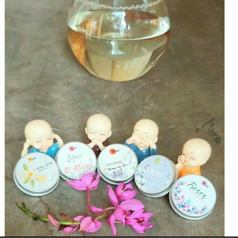 (TẶNG GÓI GIẤY THẤM DẦU) BỘ 5 HŨ NƯỚC HOA KHÔ KIDI 5 MÙI HƯƠNG | Thế Giới Skin Care