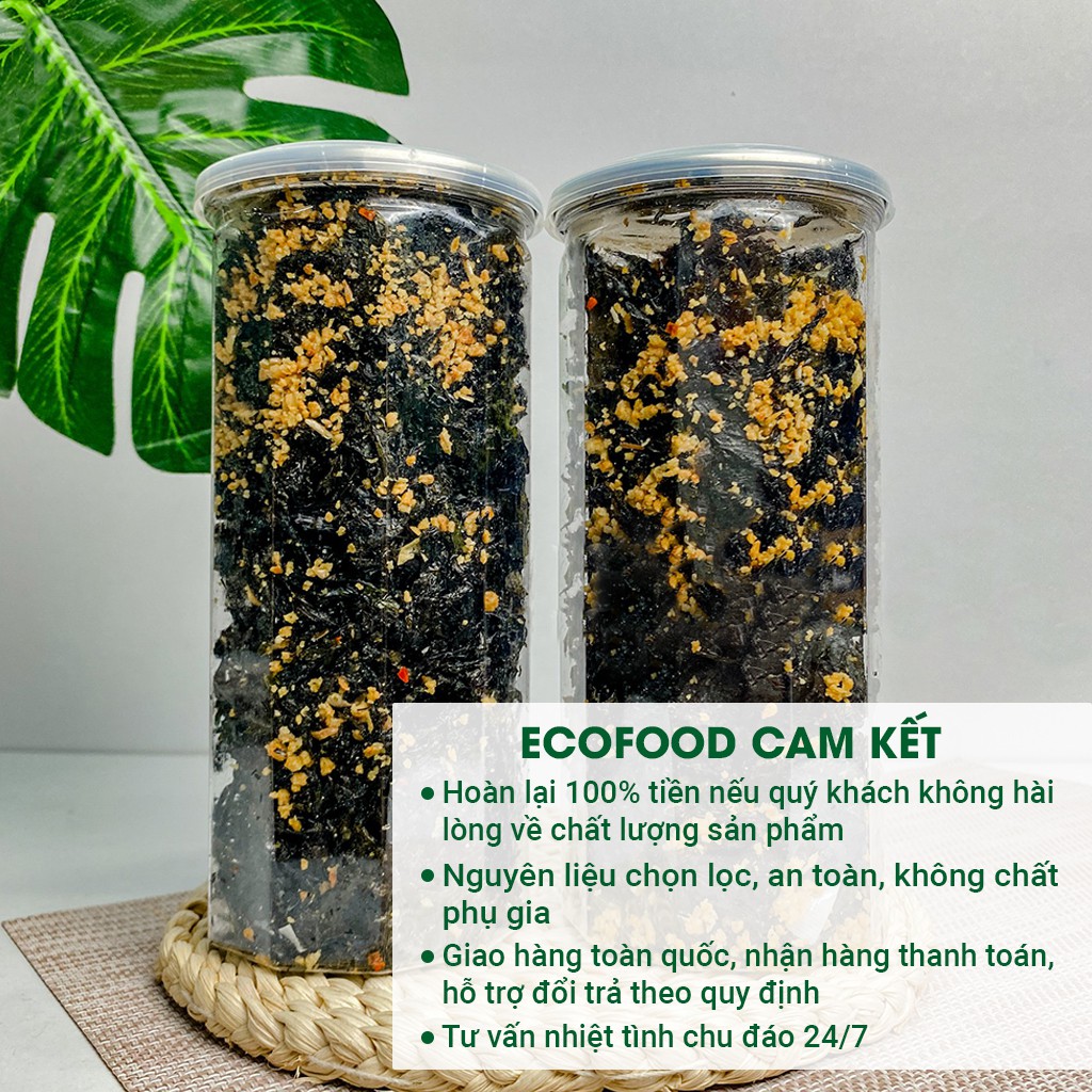 Rong Biển Cháy Tỏi Ăn Liền 150G Ecofood Đồ Ăn Vặt Việt Nam Giá Rẻ, An Toàn Vệ Sinh Thực Phẩm | BigBuy360 - bigbuy360.vn