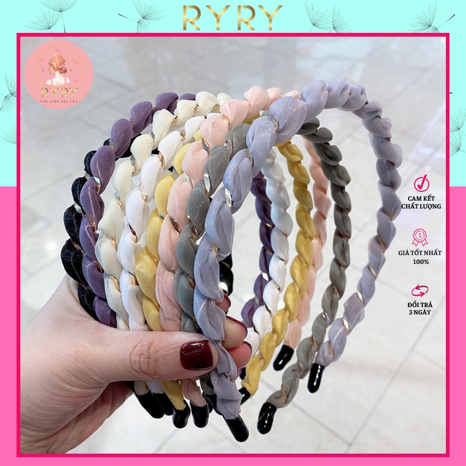 Cài Tóc Xoắn Ánh Kim Phong Cách Hàn Quốc Xinh Xắn Dành Cho Nữ
